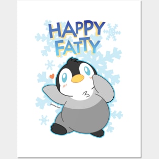 Happy Fatty Posters and Art